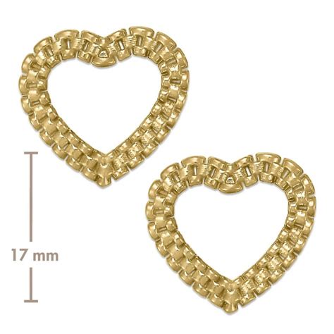 rolex heart earrings|rolex jewelers near me.